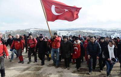 1. İNÖNÜ ZAFERİ SAYGI YÜRÜYÜŞÜYLE KUTLANDI